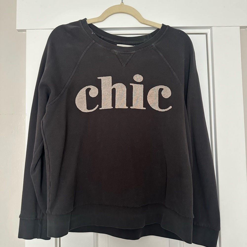 Anthropologie Sol Angeles Dark Sweatshirt